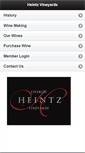 Mobile Screenshot of heintzvineyards.com